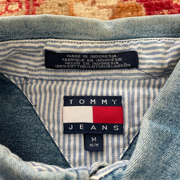 Vintage Tommy Hilfiger Denim Button Down - Picture 2 of 4